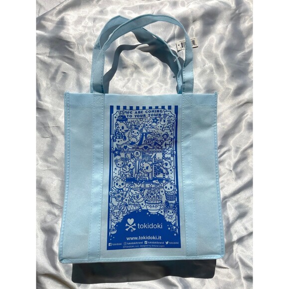Tokidoki 2023 SDCC Comic Con Exclusive Blue Tote Bag New With Tag Shopping Bag - Picture 2 of 5